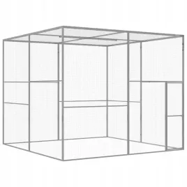 vidaxl-klatka-dla-kota-3-x-3-x-25-m-stal-galwanizowana