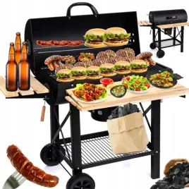 grill-weglowy-ogrodowy-2-ruszty-chromowane-2-polki-popielnik-stal-z-pokrywa