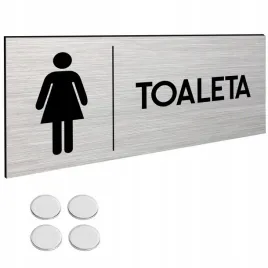 tabliczka-toaleta-damska-znak-dibond-tablica-na-drzwi-tasma-nano-30x11cm