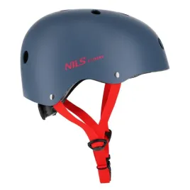 kask-dzieciecy-na-rower-rolki-regulowany-szaro-czerwony-rozm-l-58-61cm