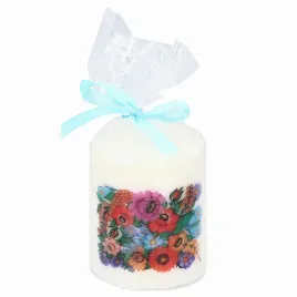 swieczka-folk-zalipie-kwiaty