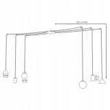lampa-wiszaca-fuji-6-zloty-zyrandol-metal-stan-nowy