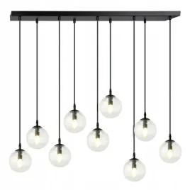 lampa-wiszaca-cosmo-9-czarny-transparentny-szklana-metal