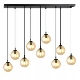 lampa-wiszaca-cosmo-9-czarny-miodowy-salon-kuchnia-jadalnia