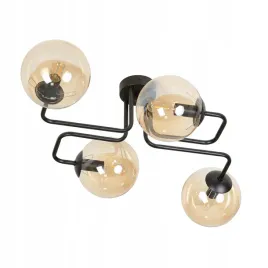 lampa-sufitowa-brendi-4-czarny-miodowy-nowoczesna-klasyczna