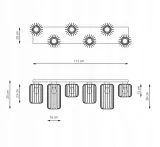 lampa-sufitowa-barn-6-czarny-salon-kuchnia-jadalnia-stan-nowy
