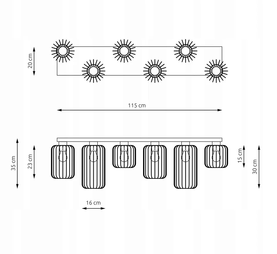 lampa-sufitowa-barn-6-czarny-salon-kuchnia-jadalnia-stan-nowy