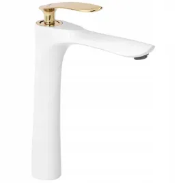 bateria-umywalkowa-wysoka-orbit-bialy-zloty-nowoczesna-solidna-stylowa