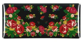 magnes-folk-metalowy-podhale-haft-kwiaty-czarny