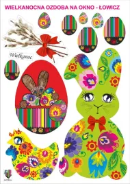 naklejki-wielkanocne-folk-lowicki-na-okno