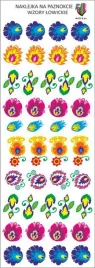 naklejki-na-paznokcie-folk-lowickie