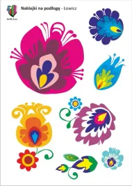 naklejki-na-podloge-wzor-lowicki