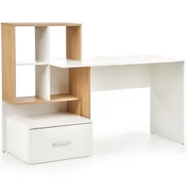 biurko-grosso-dab-zloty-biale-nowoczesne-pracownia-mlodziezowe