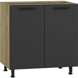 szafka-dolna-vento-d-80-82-antracyt-dab-craft-kuchnia-nowoczesna