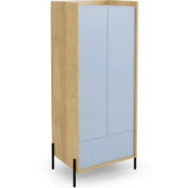 szafa-mobius-2d-60x78x179cm-niebieski-dab-naturalny-sypialnia-biuro