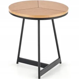 lawa-okragla-karida-s-fi45cm-dab-naturalny-czarna-salon-loft