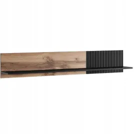 polka-wiszaca-random-p-1-20x150x25-dab-wotan-czarny-styl-awangardowy