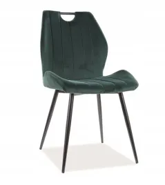 krzeslo-arco-velvet-czarne-zielone-salon-jadalnia