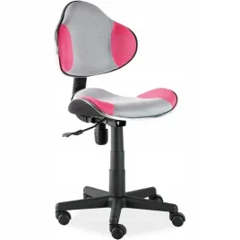 fotel-obrotowy-q-g2-rozowy-szary-mlodziezowy