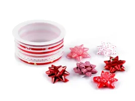 zestaw-wstazki-foliowe-rozetki-czerwony