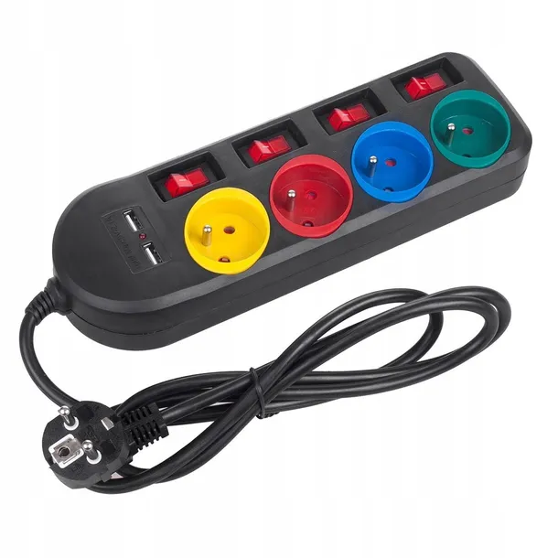 maclean-listwa-zasilajaca-4-gniazda-2xusb-mce229b-liczba-gniazdek-4-szt