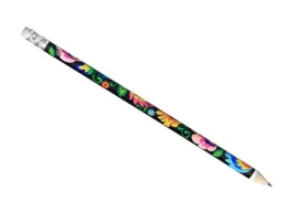 olowek-lowicki-folk-z-gumka-czarny