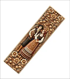 zakladka-papierowa-drewniana-para-folk-4x16-cm