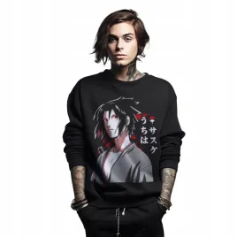 bluza-czarna-meska-nadruk-sasuke-uchiha-l