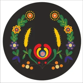 naklejka-okragla-haft-kociewski-czarny-rak