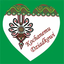 naklejka-kochany-dziadek-folk-podhale