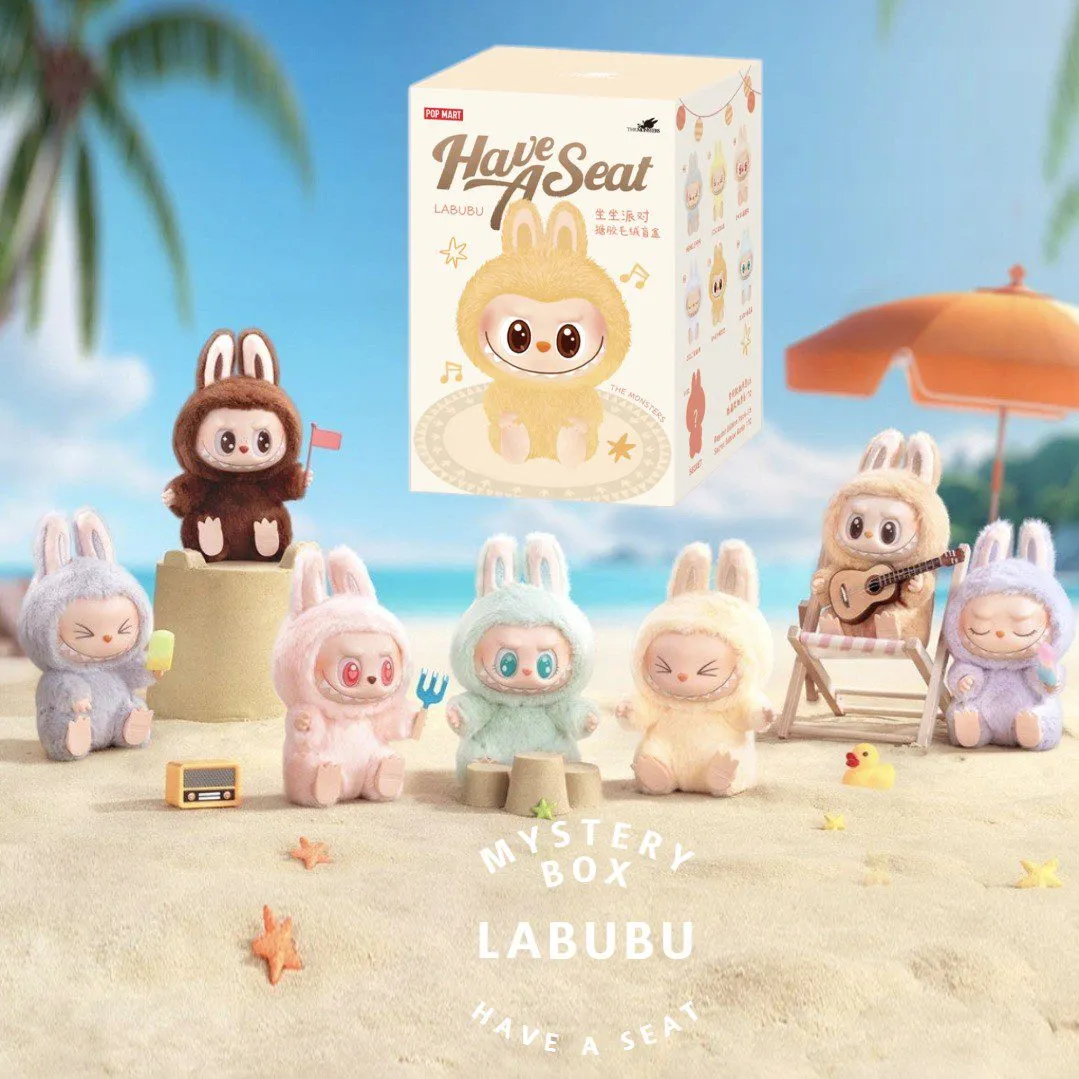 LABUBU THE MONSTERS Have A Seat 2 セット Maskotka LABUBU The Monsters Have a Seat Mystery Box