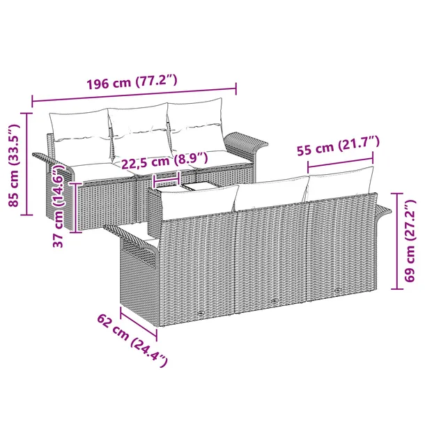 zestaw-sof-ogrodowych-z-7-elementami-z-poduszkami-czarny-polirattan-kod-producenta-3345253-stan-nowy