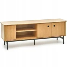 szafka-smart-rtv-1-44x167x59-dab-czarny-styl-loft-salon-sypialnia
