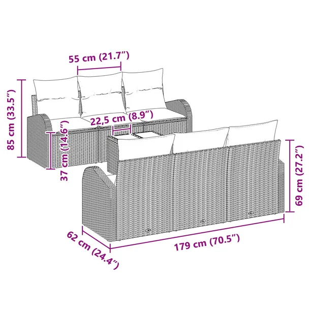 zestaw-sofy-ogrodowej-7-czesci-z-poduszkami-szary-poli-rattan-kod-producenta-3345929-stan-nowy