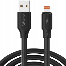 vayox-kabel-usb-do-lightning-120w-3a-fast-line-1m-kolor-czarny-1-szt