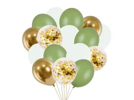 zestaw-balonow-zielono-zloty-16-szt