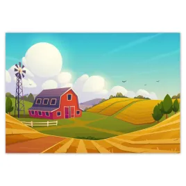 fototapety-368x254-farma-w-pieknej-scenerii-wiejskiej