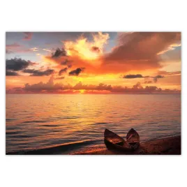 fototapety-208x146-lodzie-o-zachodzie-zachod-slonca-na-morzem-widok
