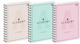 kolozeszyt-a4-100k-kratka-academy-pastel-5szt