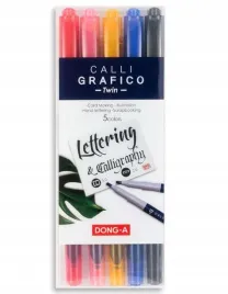 pisaki-do-kaligrafi-dwustronne-sciete-5-kolorow