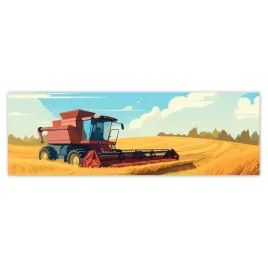 fototapety-200x66-kombajn-podczas-koszenia-zboza