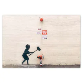fototapety-200x135-banksy-hydrant-graffiti