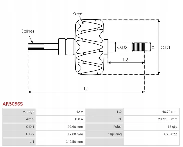 wirnik-alternatora-as-pl-ar5056s-producent-czesci-as-pl