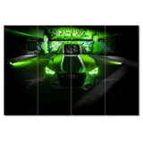 obrazy-120x80-limonkowe-audi-samochody-stan-nowy