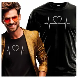 koszulka-meska-z-nadrukiem-linia-zycia-serce-milosc-heartbeat-grafika