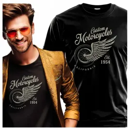 koszulka-meska-z-nadrukiem-motocykl-kolo-skrzydla-custom-california-est