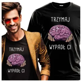 koszulka-meska-z-nadrukiem-trzymaj-mozg-wypadl-ci-humor-prezent-mem-mozg