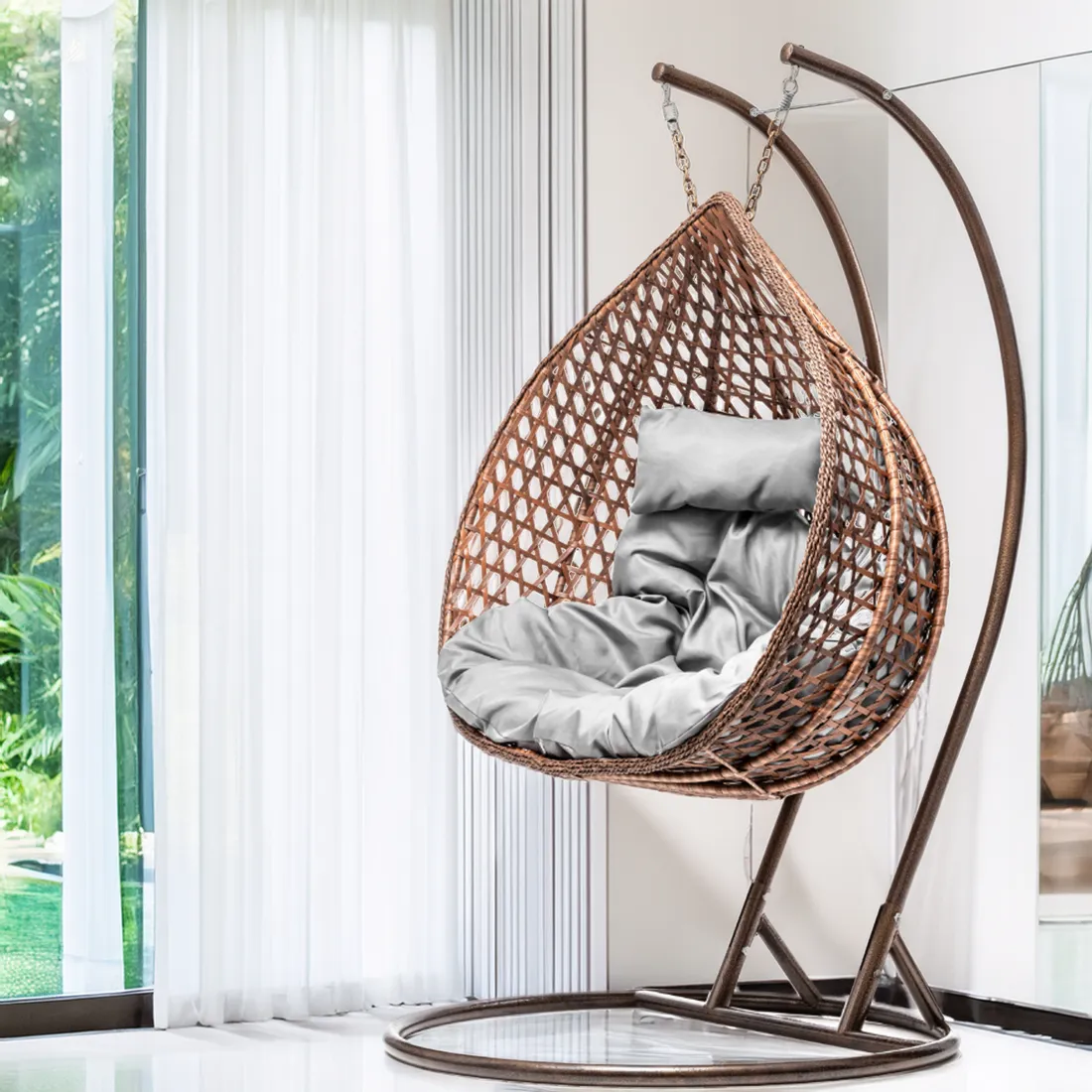 fotel-wiszacy-dwuosobowy-kosz-kokon-premium-brazowy-premium-gruby-splot-stan-nowy