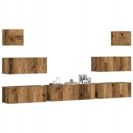 7-cz-zestaw-szafek-tv-stare-drewno-material-drewnopochodny