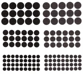 rzepy-samoprzylepne-okragle-czarne-69szt-mix